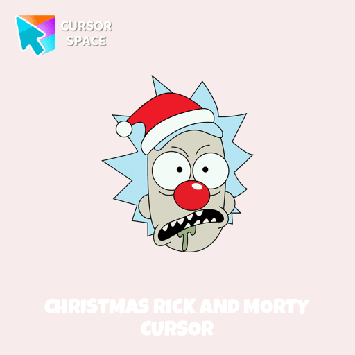 Christmas Rick and Morty cursor arrow cursor